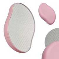 Râpe à Pieds Professionnelle Portable en Verre Nano pour Cuticules, Ponceuse à Talons, Pierre de Pédicure, Outil Anti-Callosités
