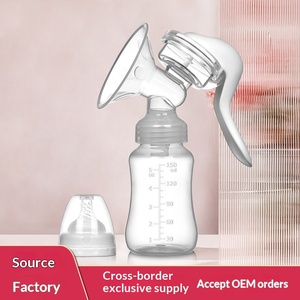 Manual Breast Pump Strong Suction Maternity Products Breast Milk Extractor Factory Direct Sales Export Only - Product Image 1