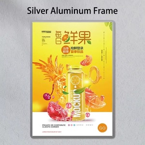 Boîte à lumière LED rectangulaire ultra-mince A3, cadre en alliage d'aluminium, haute luminosité 12W, publicité immobilière pour vitrine - Product Image 3