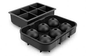 Juego de 2 Moldes de Silicona para Hacer Bolas de Hielo Cuadradas para Whisky con Tapas, Moldes para Cubitos de Hielo Cuadrados - Product Image 3