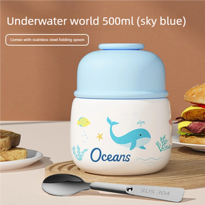 Mug isotherme sous vide en acier inoxydable 316 pour aliments pour bébés, portable pour le camping - Product Image 6