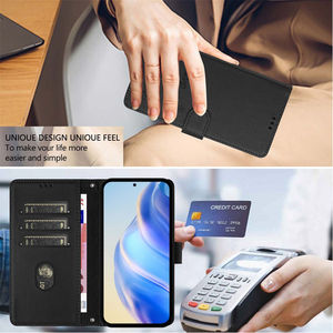 3D Kim Cương RFID Chặn Da Wallet Trường Hợp Điện Thoại Đối Với Samsung Xcover 5 <span class=keywords><strong>4S</strong></span> M55 C55 M62 F62 M15 F15 M34 F34 5G Đứng Lật Bìa - Product Image 5