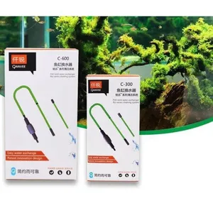 QANVEE水槽サイフォン式水換え器 - C-300/600 E-3/6 S-3/6 150-180CMホース 10-75ガロン 簡単操作 - Product Image 1