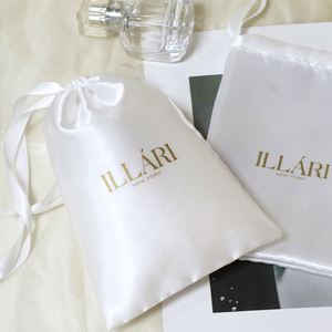 Custom Logo Silk Satin Hair Extension <b>Bags</b> with Industrial Use for Gifts - Product Image 2