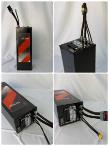 Pacote de Bateria de Lítio 20S10P 72V 50AH 250AMP com Caixa Metálica para Bicicleta Elétrica SurRon de 12.5KW 21KE - Product Image 6