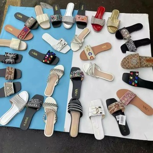 Đồ dép lê nữ chất liệu PU bán chạy, hàng có sẵn, dép xỏ ngón vùng nhiệt đới, dép nữ hàng có sẵn, dép thời trang - Product Image 2