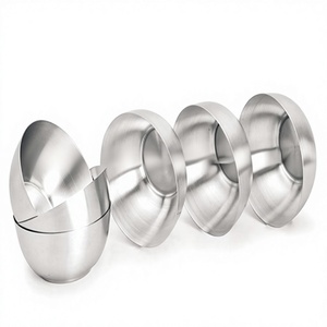 Bol à mélanger de bassin de cuisine en acier inoxydable argenté multifonctionnel bon marché bol de concepteur avec des bols de concepteur en acier inoxydable - Product Image 1