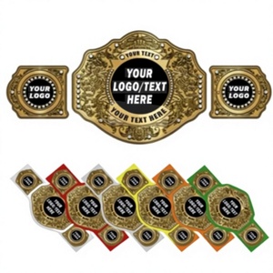 Ceintures de titre de championnat en cuir personnalisées haut de gamme confortables personnalisées pour Jiu-Jitsu MMA Taekwondo Aikido Karaté Samurai - Product Image 2