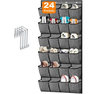Multipurpose Large Capacity Eco-Friendly Non-Woven Fabric Clothes <b>Shoes</b> Foldable Storage Bag Hanging Closet Organizer - Product Image 3