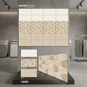 Fábrica de Foshan, azulejos de cerámica digitales grises de 300x600 mm, 30x60 cm, 12x24, proveedor de azulejos de piedra para pared en stock al por mayor. - Product Image 4