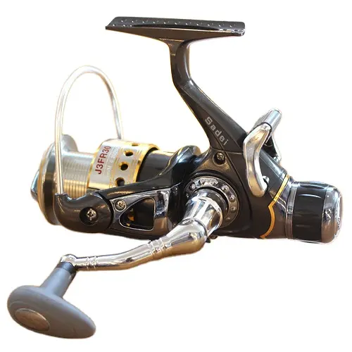 Left/rechts Interchangeable Collapsible Wood Handle Powerful Metal Body Spinning Fishing Reels mit 5.2:1/5.1:1 Gear Ratio Smooth