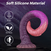 YAQU Monster Dildo Extra Overlength Big Silicone Pene realista Juguete sexual para mujeres