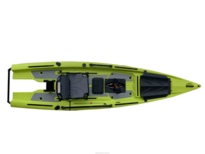 Yak Outdoors 4m (13ft) Angel-Skiff Kajak mit Doppelpropeller-Pedalantrieb, See-Kajak für den Flussgebrauch, Rumpf aus PE-Kunststoff für <span class=keywords><strong>2</strong></span> Personen zum Surfen - Product Image 5