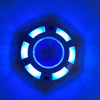 Reflector de Aluminio IP68 Impermeable con LED Solar de Alta Intensidad, Prismático, Intermitente, para Carreteras y Patios, Tipo de Contenido: Advertencia