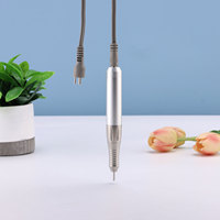 Hoge kwaliteit 24V coreless motor handstuk 12-24V DC nagelboor accessoires met 2 snoeren voor manicure
