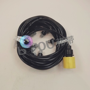 Kit d'irrigation goutte à goutte pour jardin 33Ft 50Ft 60Ft Système DIY avec buses réglables Kits de tuyauterie automatiques - Product Image 3
