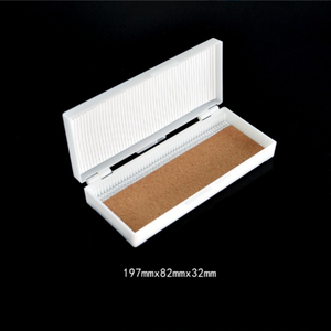 1 2 5 10 12 25 50 100 buah kotak penyimpanan mikroskop geser - Product Image 2