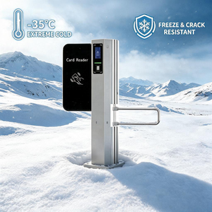 Barrera de Acero Inoxidable para Esquí con Reconocimiento Facial Inteligente, Código QR y Tarjeta RFID, Torniquete Abatible para Esquí - Product Image 5