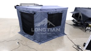 Auvent mural 270 degrés en Oxford 420D avec fermeture éclair SBS, moustiquaire 110G, bouton Olive, 2M x 2.5M, 9 couleurs, OEM, imperméable, pour enclos de camping - Product Image 2