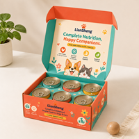 Scatole di Cartone Ondulato Ecologiche Personalizzate con Logo Stampato per Imballaggio di Alimenti per Animali e Cibo in Scatola, Riciclabili