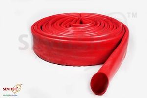 Corona Treater <b>Silicone</b> Sleeve 48mm Flexible High Temperature Resistant Insulation Tubing Blue <b>Silicone</b> Hose Electrical Cutting - Product Image 2