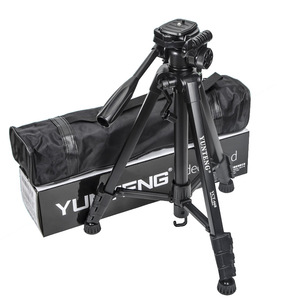 Trípode de cámara de aluminio YUNTENG VCT 668 RM Trípode de cámara de aluminio YUNTENG para cámara <span class=keywords><strong>DSLR</strong></span> - Product Image 5