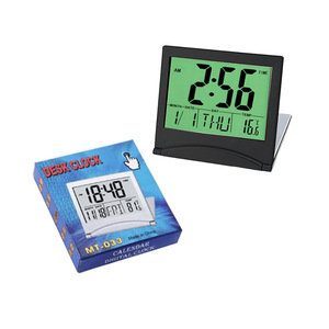 Folding Perpetual Calendar <b>Electronic</b> Clock 13mm Thin With Alarm Temperature Display Travel Desk Clock Gift - Product Image 2
