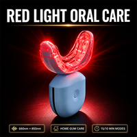 Dispositivo de Fotobiomodulación para Encías con Luz de 660+850nm, Mejora la Condición de las Encías, Alivia la Sensibilidad Dental, Apoya el Cuidado del Tejido Periodontal