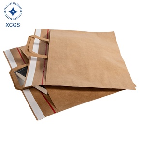 Sinh thái thân thiện Kraft túi giấy không mùi tự dính đóng cửa thích hợp cho sách tập tin giấy tờ văn phòng sử dụng kích cỡ tùy chỉnh - Product Image 1