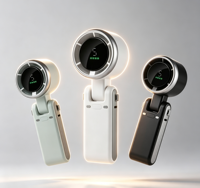 Mini ventilateur portable avec batterie de 1200 mAh et moteur à balais de 12 500 tr/min ; ventilateur de refroidissement portatif.