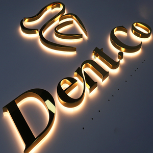 ป้ายไฟ LED แบบกำหนดเอง YD ป้ายโฆษณาโลหะเรืองแสง ป้ายธุรกิจ โลโก้ ตัวอักษรช่องแสง 3 มิติ ป้ายไฟ LED สำหรับธุรกิจภายนอกอาคาร ป้ายบริษัท - Product Image 1