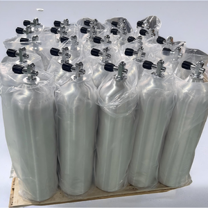Taşınabilir nokta standart 11.1L tüplü dalış silindir oksijen alüminyum silindir - Product Image 3