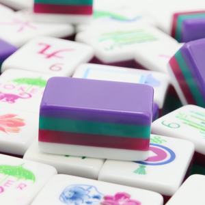 Coffret de <span class=keywords><strong>Mahjong</strong></span> et d'échecs de luxe portable à 4 couches, style américain, pour enfants, 160 tuiles de <span class=keywords><strong>Mahjong</strong></span>, design pliable en acrylique - Product Image 4