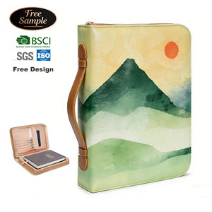 Funda Protectora para Biblia de PU Personalizada de Bajo Costo, Bolsa de Almacenamiento para Biblia, Estuche para Transportar Libros con Cinturón para Marcapáginas - Product Image 1