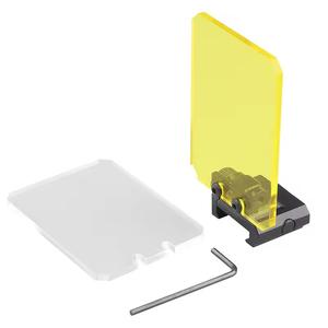 Protector de Lente Óptica Táctico de Doble Lente con Base de 20 mm, Plegable, para Entrenamiento al Aire Libre y Protección Ocular - Product Image 1