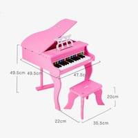 Children's toy piano 30key Kids Gift Toys Mini Wooden Percussion Piano Music Instrument Piano Toy for Children