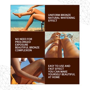 OEM Sexy <span class=keywords><strong>Solarium</strong></span> Suntan Lotion de larga duración Natural Tan Brown Protección DE LA PIEL Bronceador corporal Aceite autobronceador <span class=keywords><strong>para</strong></span> crema de playa - Product Image 6