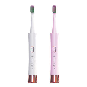 Brosse à dents électrique Weston, blanc rose, rechargeable par micro USB, IPX7, autonomie de 7 jours, pour couples, ensemble familial - Product Image 5