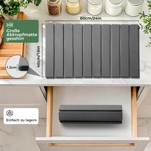Strong Water Absorbent Diatomite Stone <strong>Drying</strong> <strong>Mat</strong> for <strong>Kitchen</strong> Counter - Product Image 3
