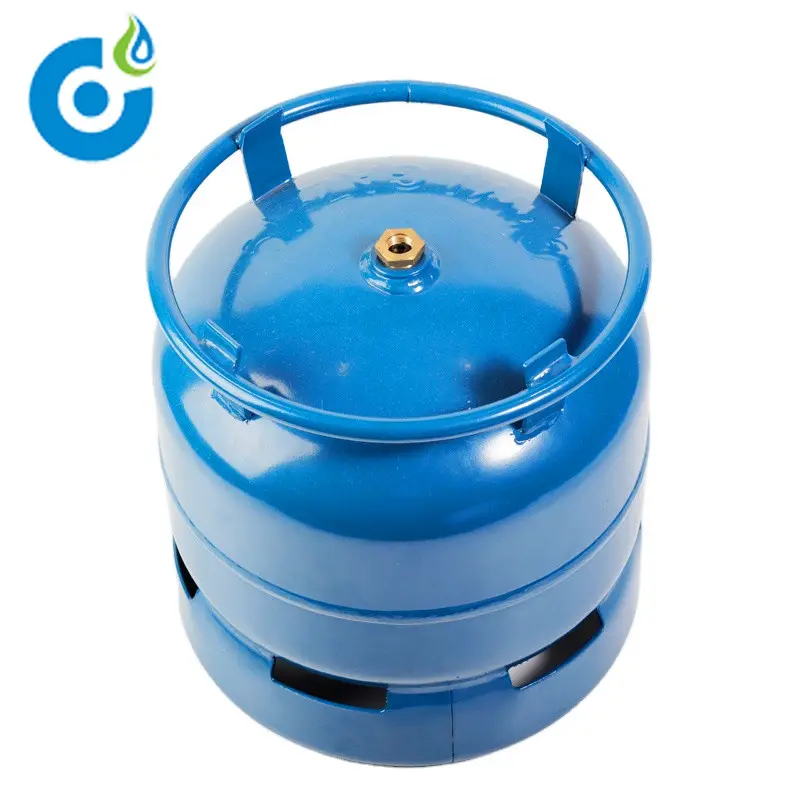 3kg small camping lpg cylinder/refillable gas bottle/gas tank