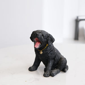 Productos de tendencia 2023 resina artesanía el lindo perro negro Bobble Head venta al por mayor personalizado Pet R Pet Shop regalos de recuerdo - Product Image 1