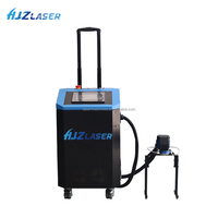 Machine de nettoyage au laser pulsé portative industrielle 300W, système multifonction 4-en-1 pour l'élimination rapide de la rouille et de la peinture sur surfaces métalliques