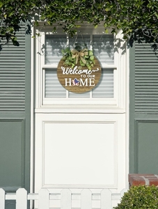 Moderna corona di legno <span class=keywords><strong>rustico</strong></span> intercambiabile stagionale parete di benvenuto appesa all'aperto fattoria portico decorazione per la primavera porta d'ingresso segno - Product Image 5