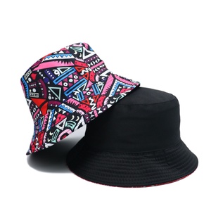 Custom High Quality Unisex <b>Reversible</b> Waterproof Casual <b>Bucket</b> Cap <b>Hat</b> - Product Image 2