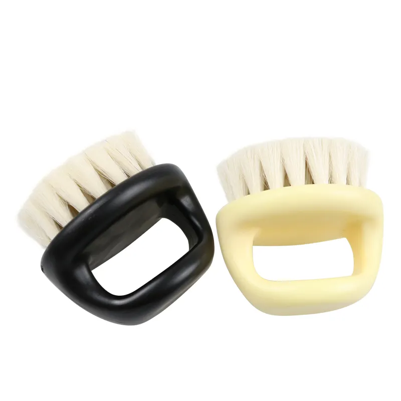 2 вида цветов кольцо дизайн кабан мех Мужская щетка для бритья, Парикмахерская для мужчин лица Борода приспособление для чистки инструмент для бритья Razor щетка