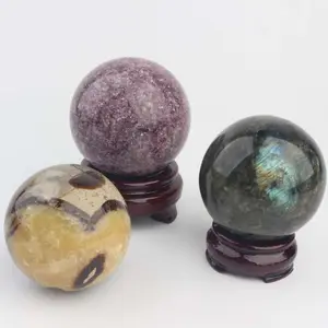 Hele Koop 2-3Inch Natural Crystal Ballen Gepolijst Septarium Kristallen Bol Voor Home Decoratie