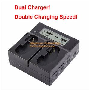 <span class=keywords><strong>Chargeur</strong></span> double MH26 <span class=keywords><strong>MH</strong></span>-<span class=keywords><strong>26</strong></span> avec écran LCD compatible avec les batteries EN-EL18 EN-EL18a pour appareils photo numériques Nikon D4 D4S D5 - Product Image 6