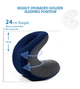 Amazon new desktop headrest memory foam neck support pillow cushion nap sleeping - Product Image 6