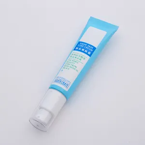 Customized Plastic BB Hand Isolation Cream Lotion Tube Cosmetic Foundation Cream Airless Pump Tube