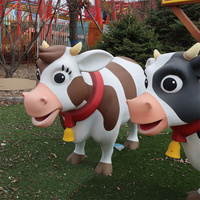 Modèles animatroniques mécaniques de petits animaux mignons personnalisés, animaux électroniques pour parc d'aventure